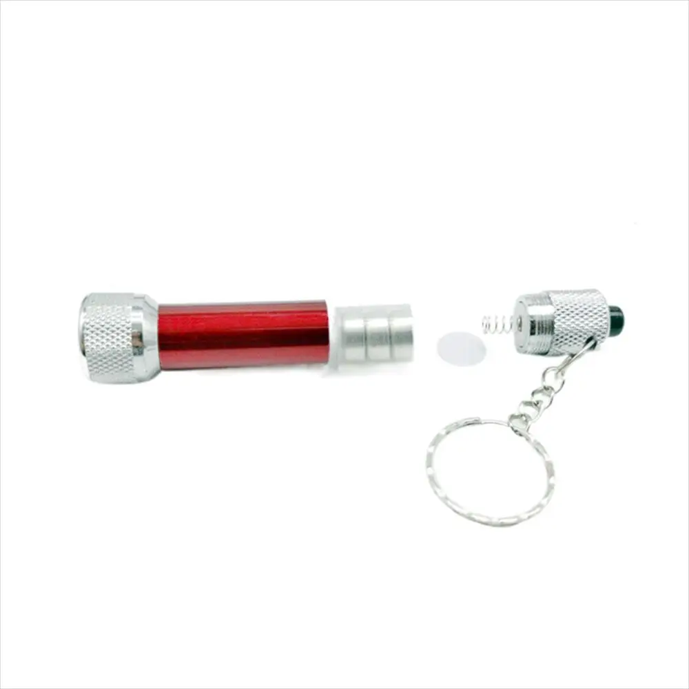 Portable Mini Flashlight Keychain Super Bright LED Lights with Batteries Emergency Walking Outdoor Gadgets Night Lamp Key Ring