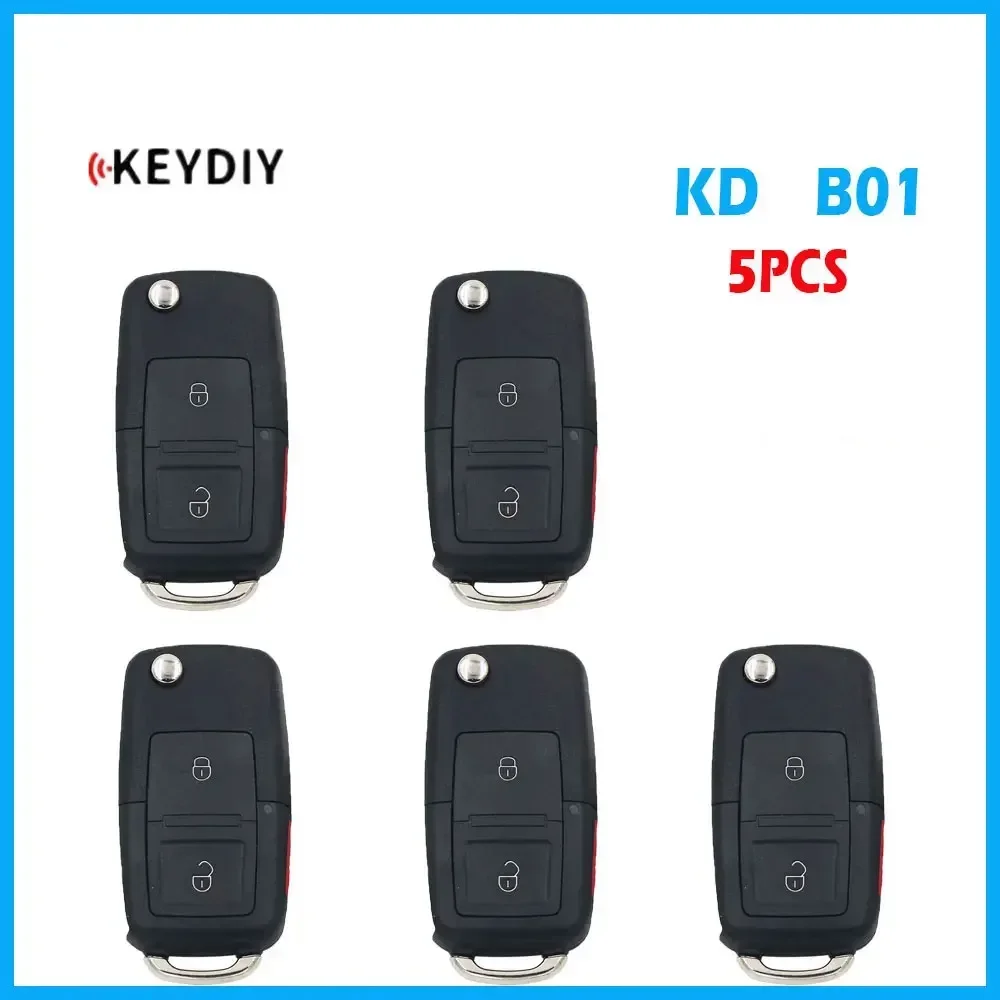 5pcs Keydiy KD B01 Universal Remote Key 3 Buttons Smart Remote Control for Toyota Style for KD900 KD-x2 KD Mini Key Programmer