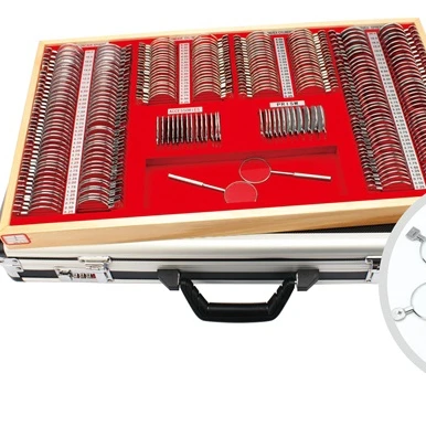 

Профессиональный полный набор оптических пробных линз с 266 шт.