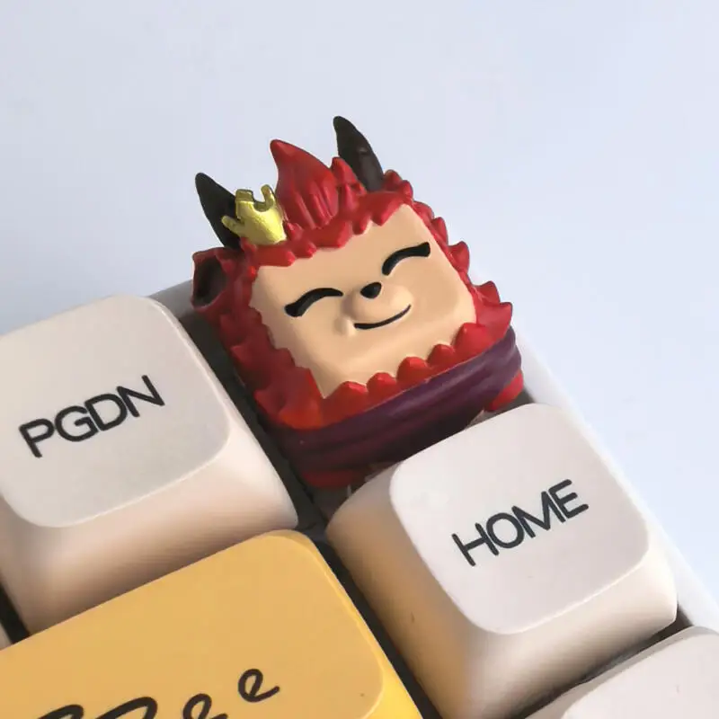 Diy Self Made Cartoon Teemos Esc Mechanical Keyboard Keycaps Cross-Axis Mechanical Keyboard Pc Personalized Keycaps Gift Toys