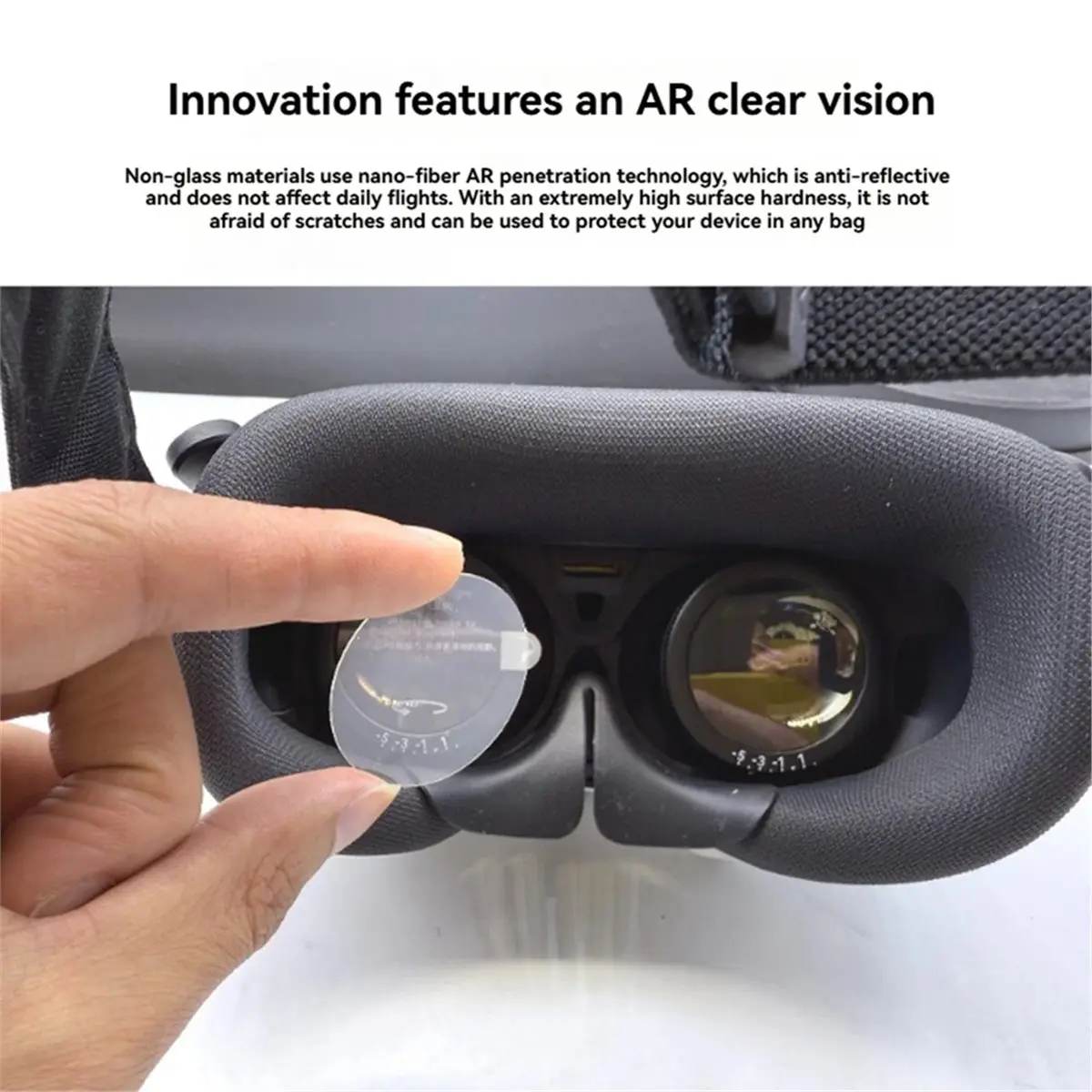 Lens Protector Film for Antigravity A1 Flight Goggles+Airframe Radar Nano Anti-Scratch HD Lens Protective Film