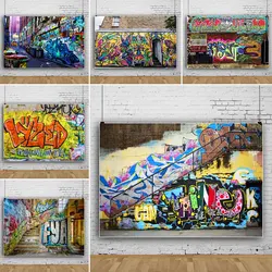 Old Graffiti Wall Grunge Portrait Photography Background Baby Birthday Backdrops Vinyl Photophone For Photo Studio Prop Decorate