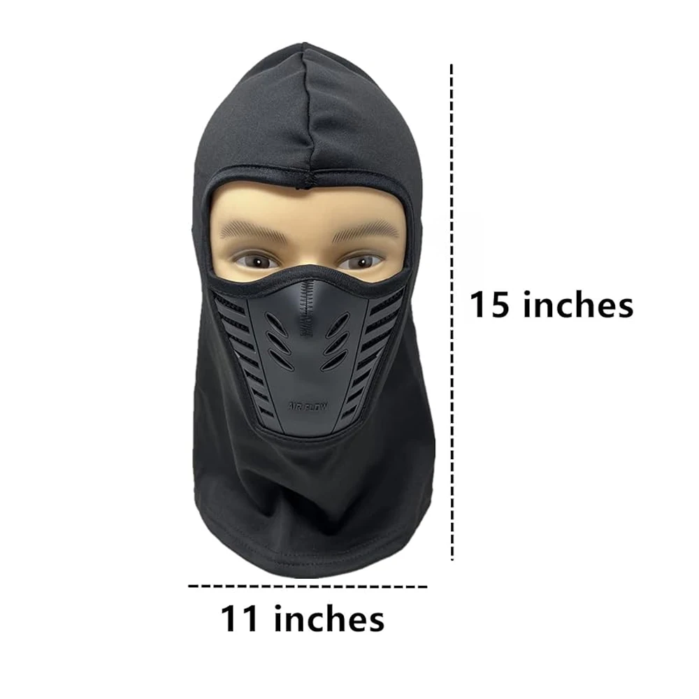 1PC Motorcycle bicycle Mask Fleece Thermal Face Mask Keep Warm Riding Balaclava Biker Winter Windproof Ski Mask Men Women