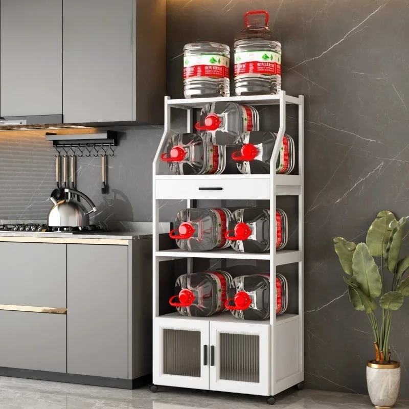 Metal Glass Rack Spices Soda Can Bakery Ice Cream Vegetable Holder Shelving Display Especieros De Cocina Kitchens Accessories