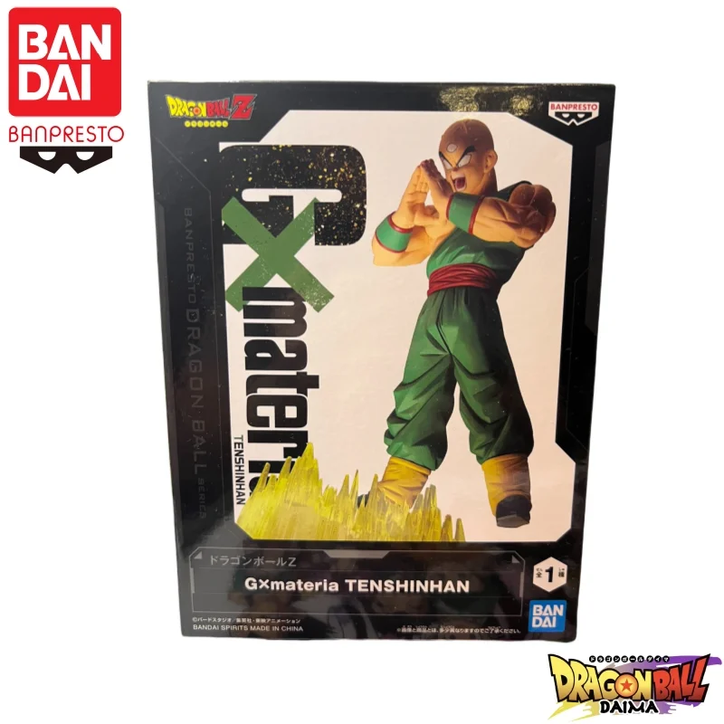 

In Stock Bandai Original Banpresto Dragon Ball Gxmateria Tien Shinhan Action Figure Model Doll Brand New Boxed Figurine