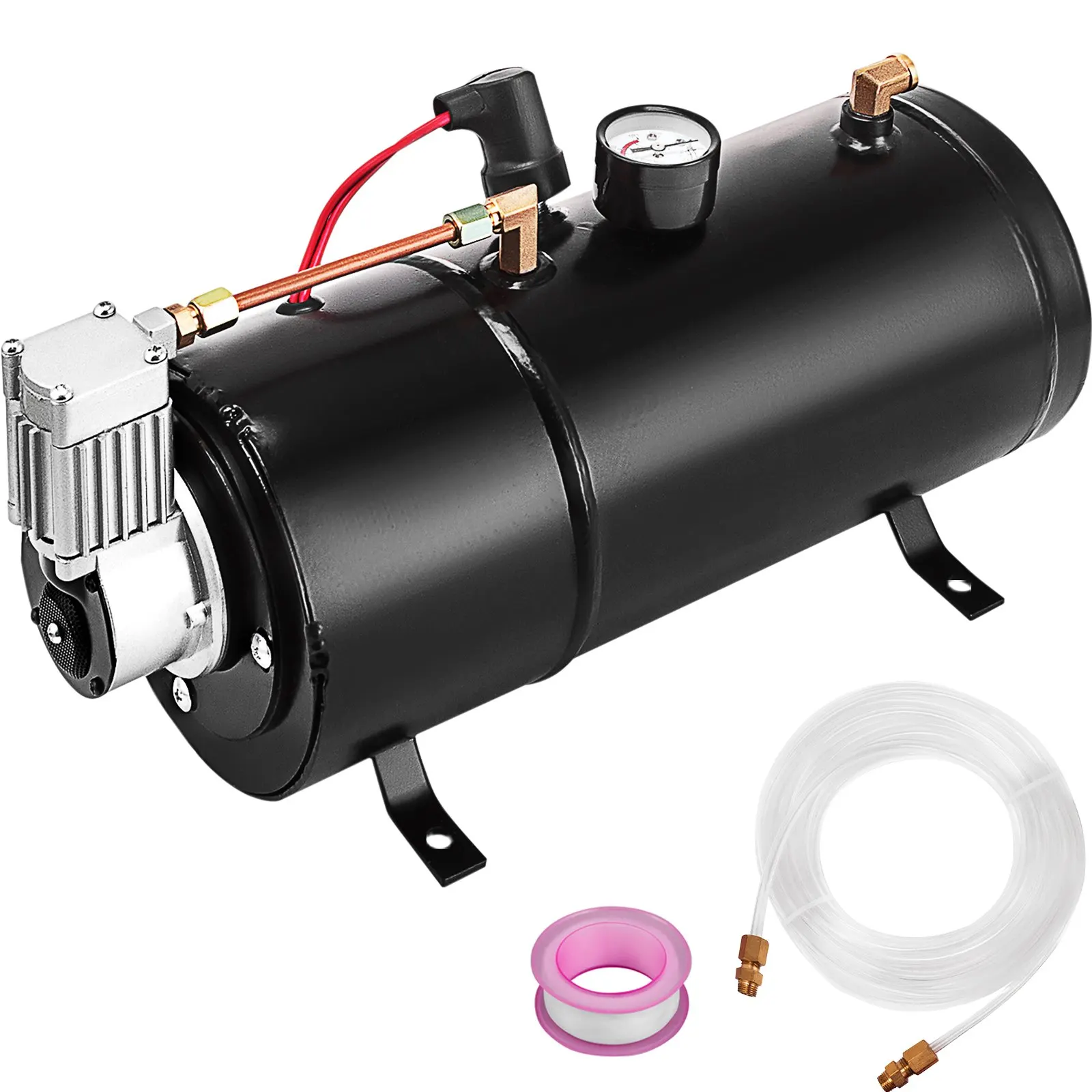 

Air Horn Compressor Tank Pump 0.8 Gallon Tank Air Compressorfor 120PSI 12V Portable Air Compressor Pump For Truck On Board