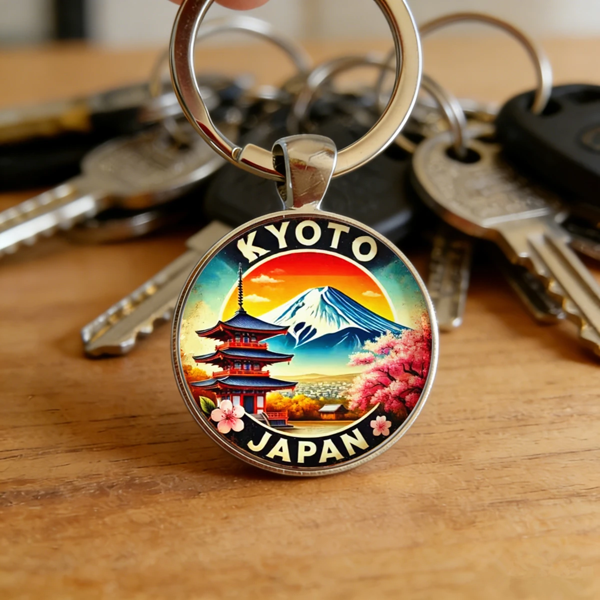 1PC KYOTO Japan Keychain, Saku - Vintage Fashion Kyoto review and price
