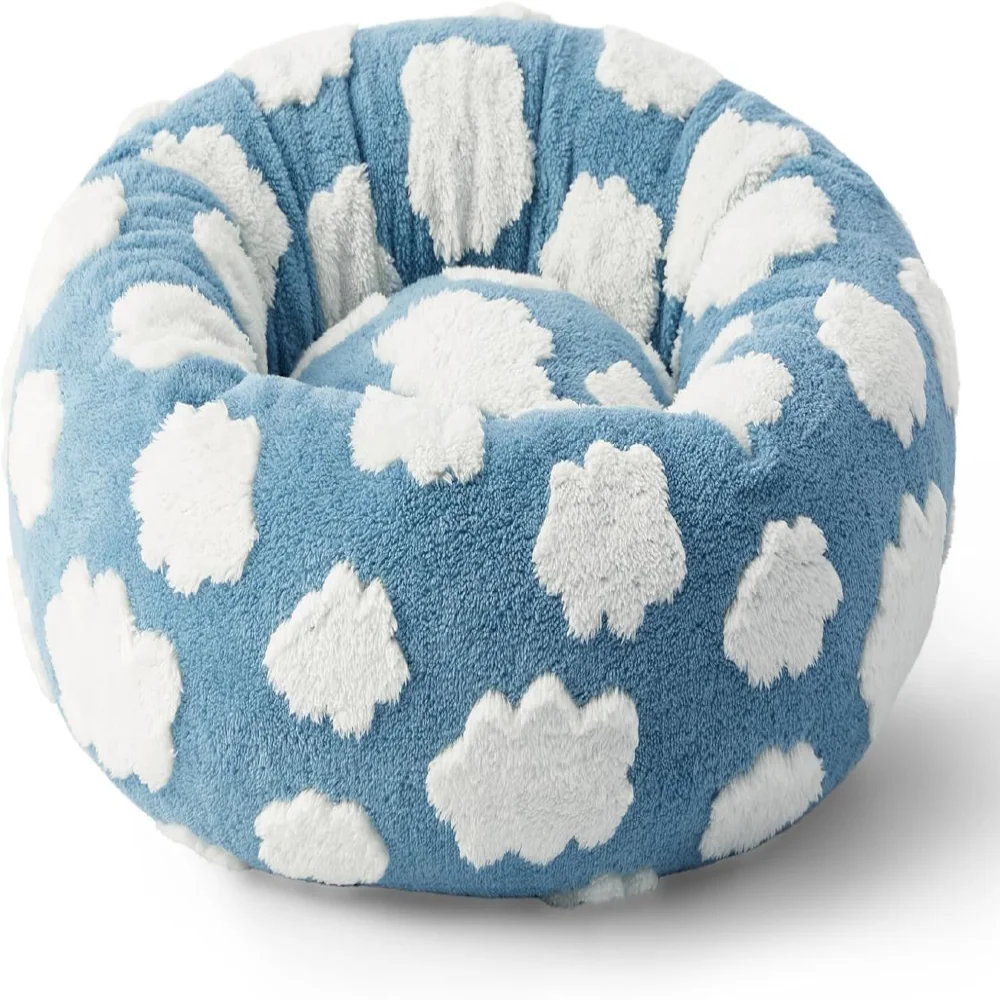 

Warm Donut Bed - Cozy Fluffy Calming Bed for Small/Medium/Large Dogs & Cats, TikTokShopBlackFriday Choice, Soft Plush Round Pet