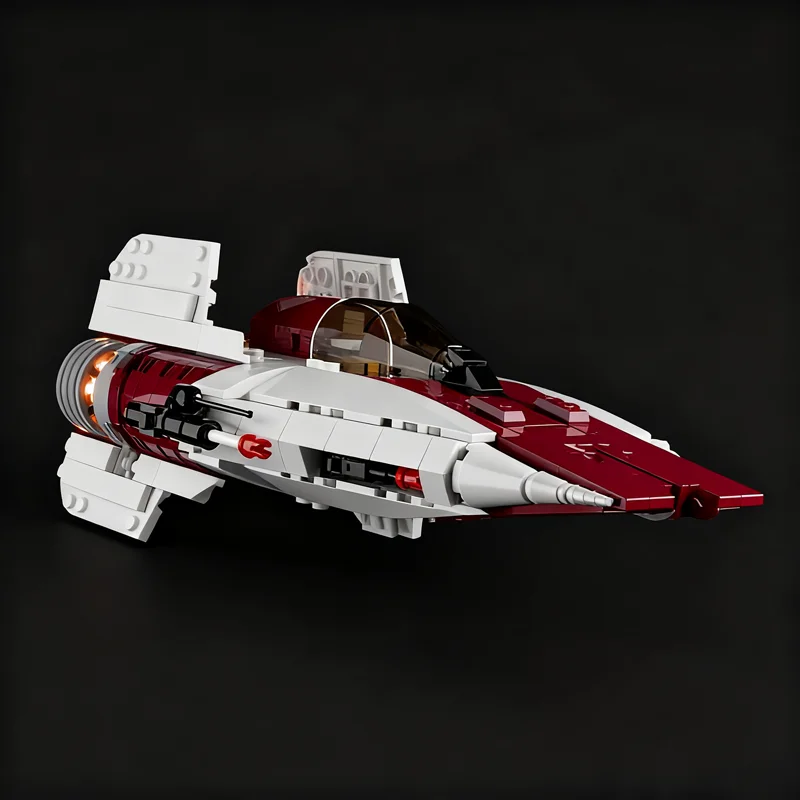 503 Uds. MOC RZ 1 A Wing Minifig escala estrella batalla modelo arquitectura de bloques de construcción juguete regalos de navidad educación ladrillo cumpleaños