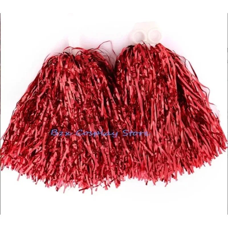 Costume da cheerleader per bambini e donne, uniformi da cheerleader per ragazze, abiti da ballo, gonne e fiori, abbigliamento per feste di Halloween