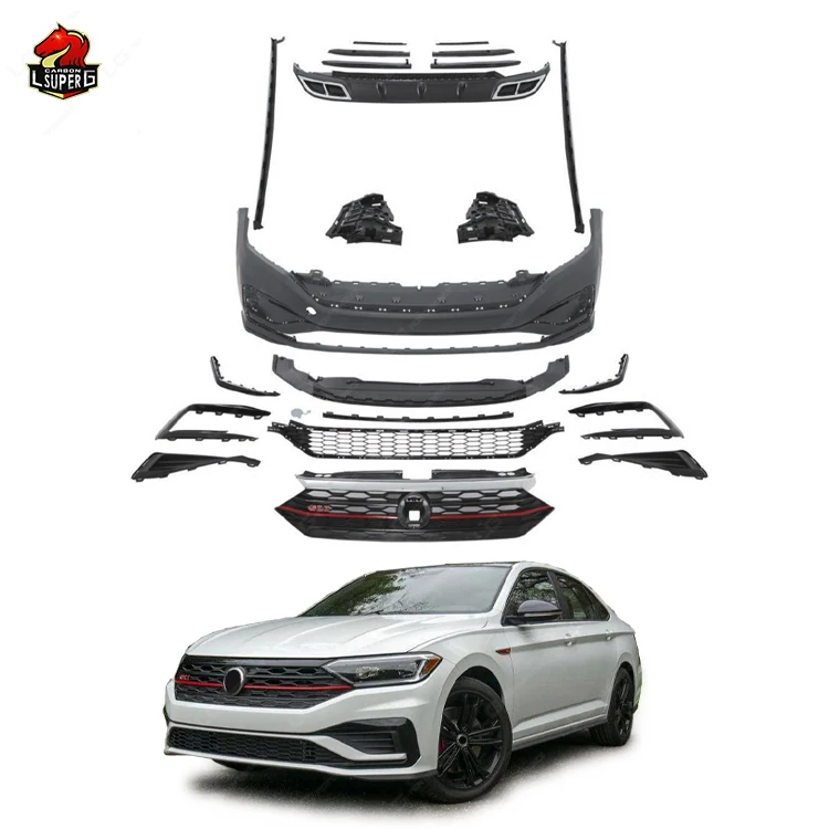 

GLI Style Body Kit for Volkswagen Sagitar 2019 Upgrade with Front Bumper Grill Rear Diffuser Side Skirts Automobile Modification