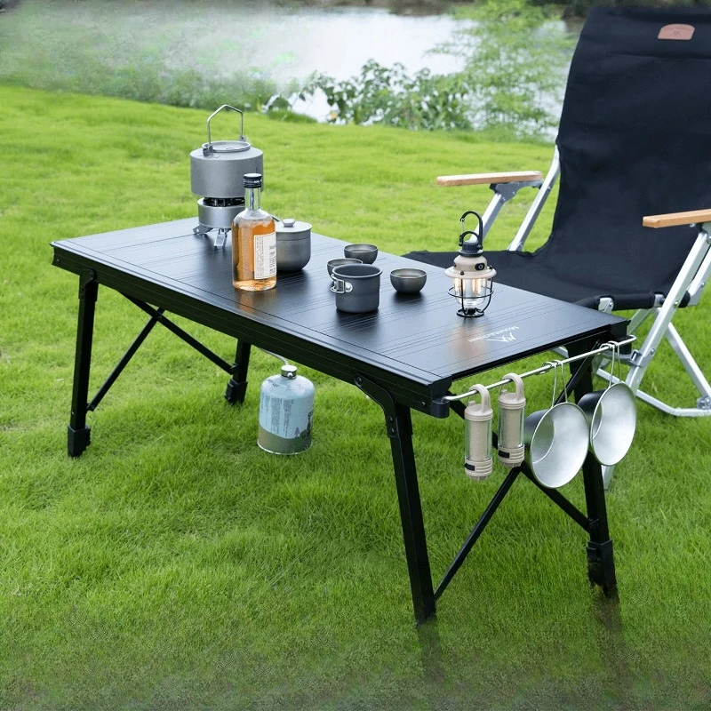 Outdoor aluminum alloy IGT table three units four units optional multi-function folding table can be expanded freely