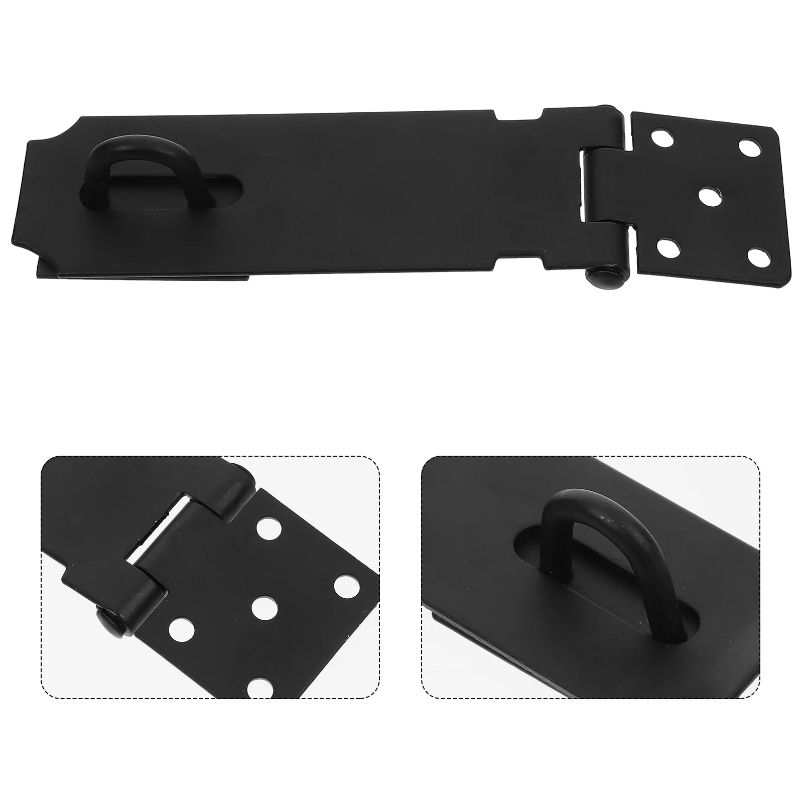 

2pcs Stainless Steel Padlock Latch Door Window Cabinet Lock Heavy Duty Multi Function Easy Installation Hardware