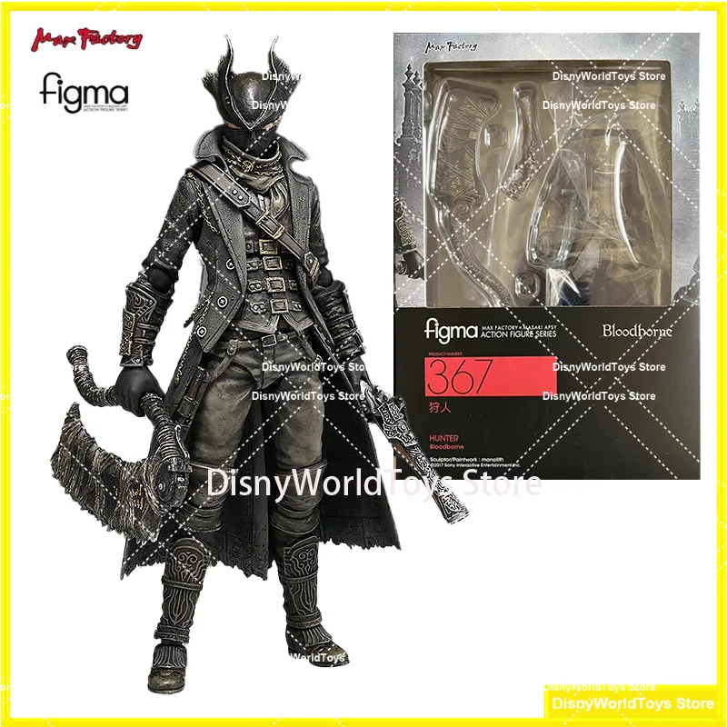 

100% Original Figma 367 Bloodborne Hunter In Stock Anime Action Collection Figures Model Toys