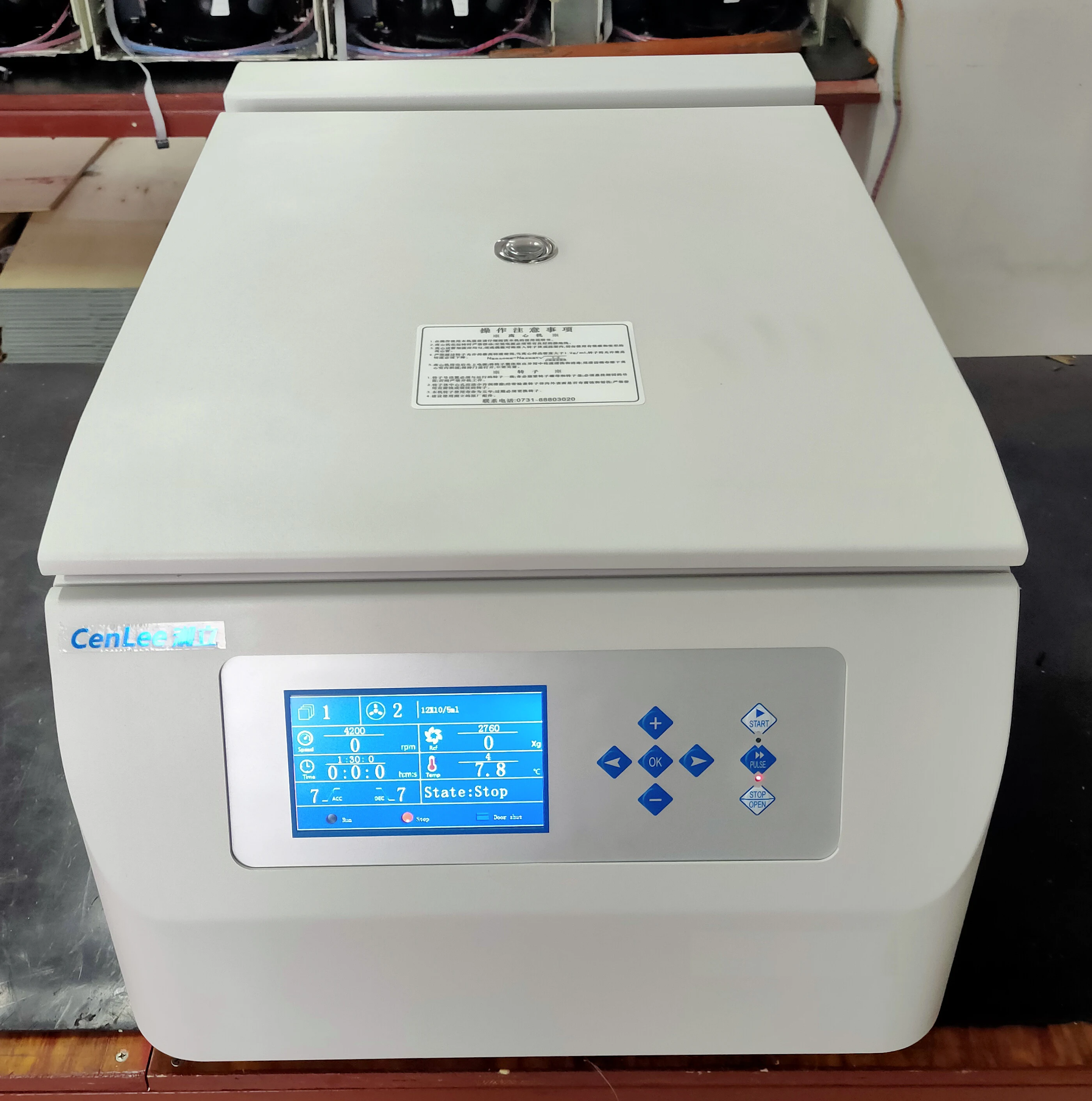 

Hot Sale Quality Assuredc Laboratory Centrifuge Cenlee 6R Low Speed Refrigerated Centrifuge 15ml