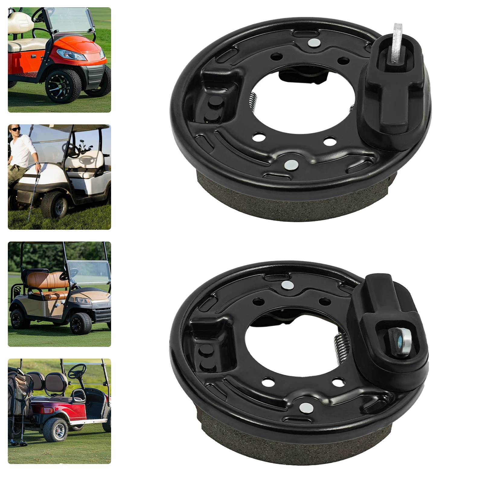 1 paire d'ensembles de freins pour voiturette de golf, 2 pièces de freins arrière pour voiturette de golf, compatibles avec Club Car DS et Precedent à partir de 1995 et Club Car Tempo à partir de 2018