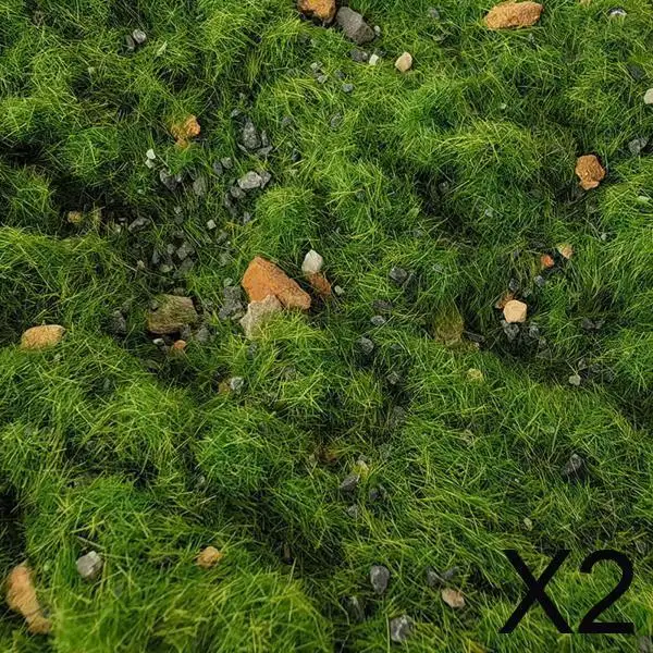 

2x материал для моделирования наземной травы для моделей поездов и диорамы