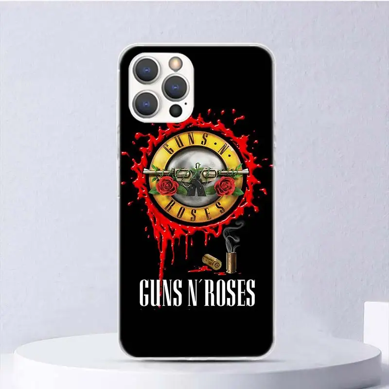 Guns N Roses Good Time Soft Case For iPhone 16 15 Plus 11 12 13 Mini 14 Pro Max Apple Phone Cover X XS XR SE 7 8 SE Coque 11 12