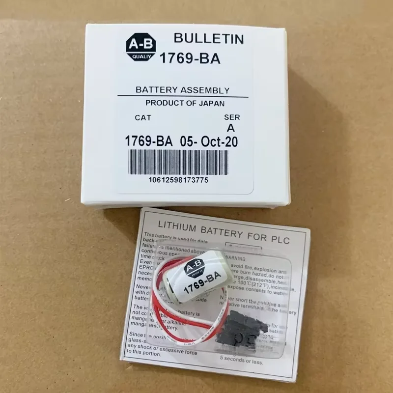 

Original ABPLC controller 1769 series 1769-BA 3V battery with plug