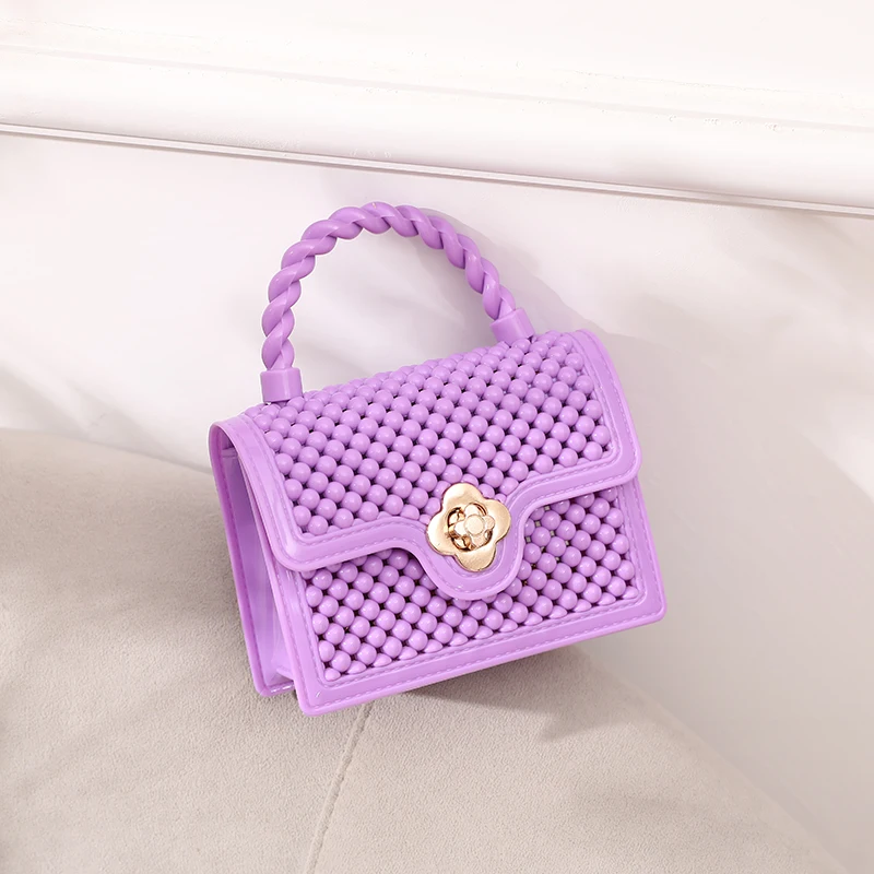 Fashion Jelly Bags Shoulder Bags Female Korean Style New Hollow Out Chain Bag Leisure Versatile Trend Handheld Bag Crossbody Bag