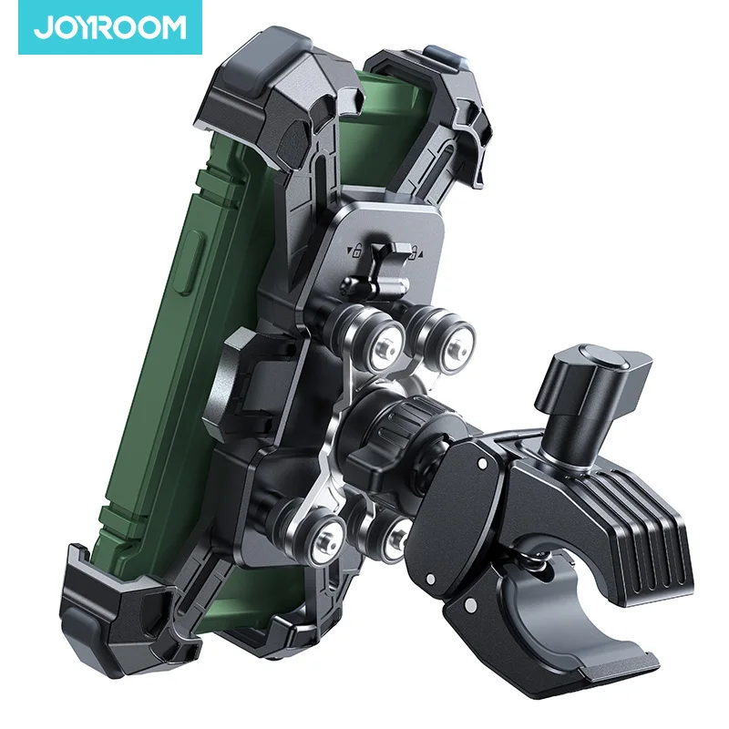 

Joyroom Bike Phone Holder Mount 360° View Universal Motorcycle Holder for 4.7-7 inch Mobile Phone Stand Shockproof Bracket
