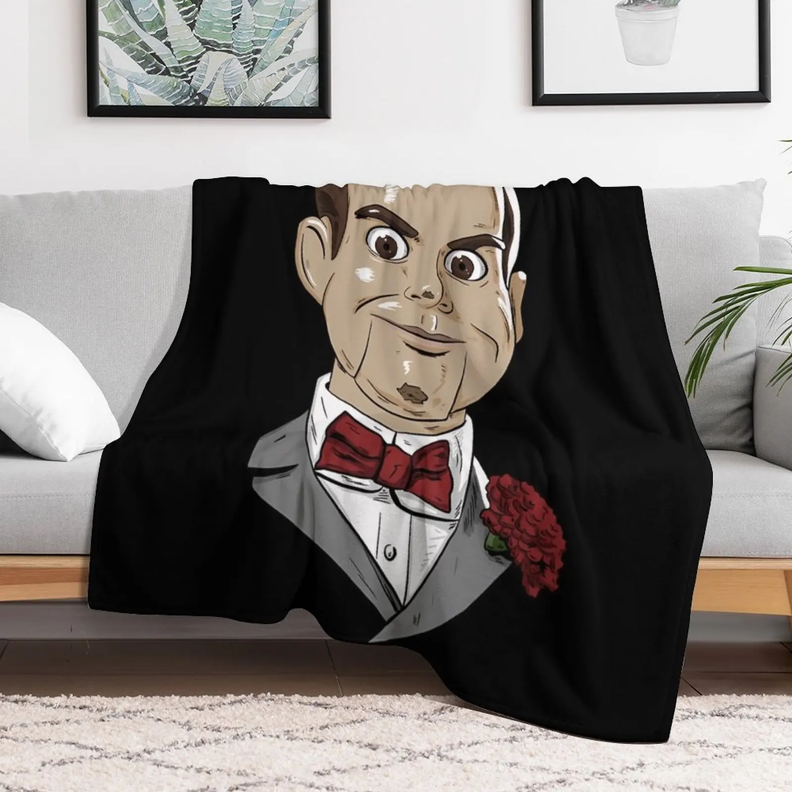 Slappy the Dummy Throw Blanket