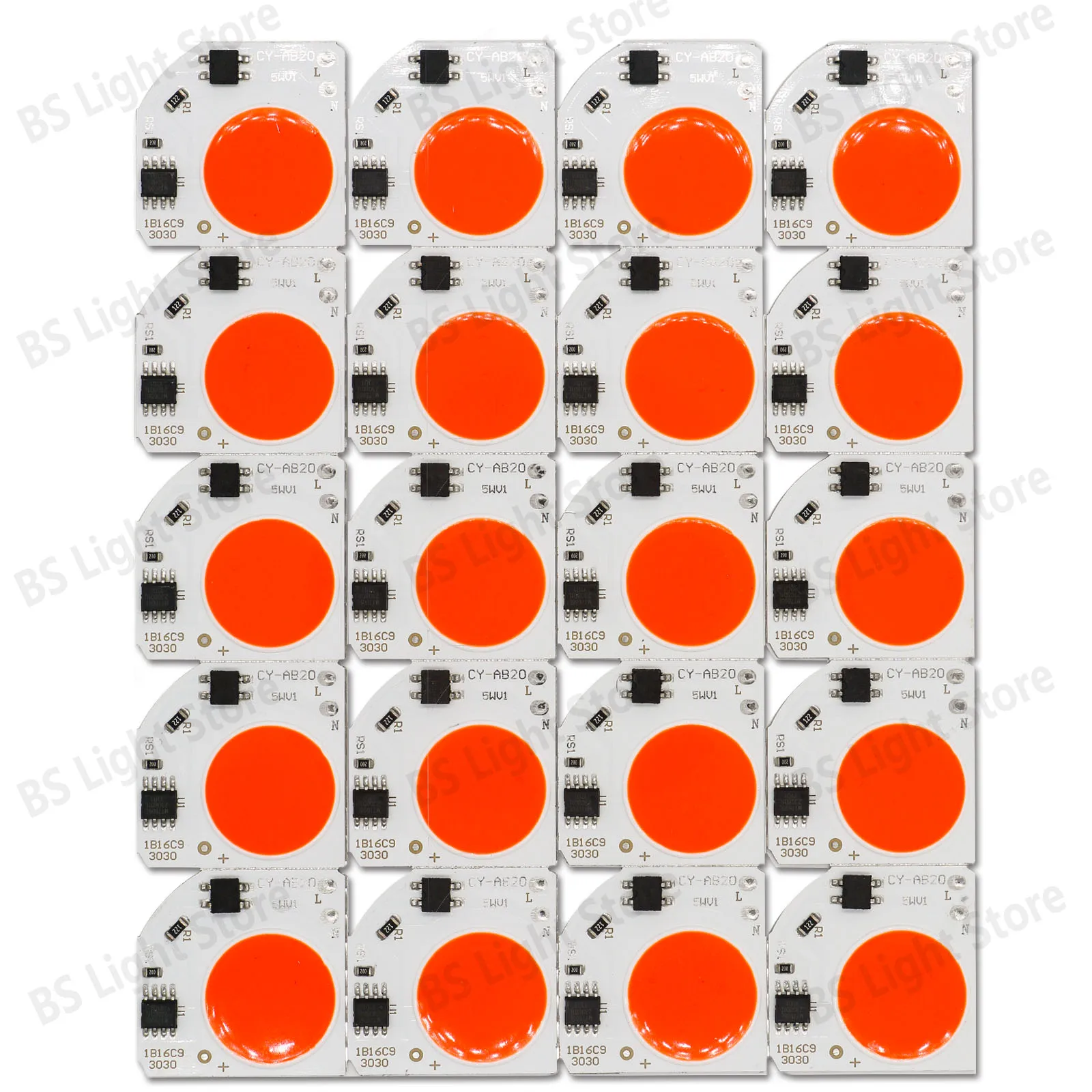 10 قطعة Cob Led 220 فولت أبيض محايد دافئ أحمر أزرق أخضر 5 واط Led أضواء المسارات الأضواء ديكور المنزل الداخلي مصدر الضوء