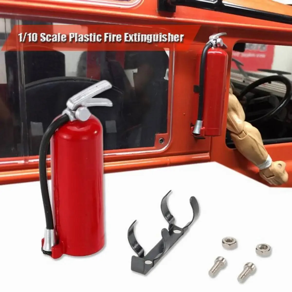 

New RC Car Fire extinguishers Toy Accessories RC Climbing Truck Car Dollhouse Accessories Pretend Play Toys Kids Gifts