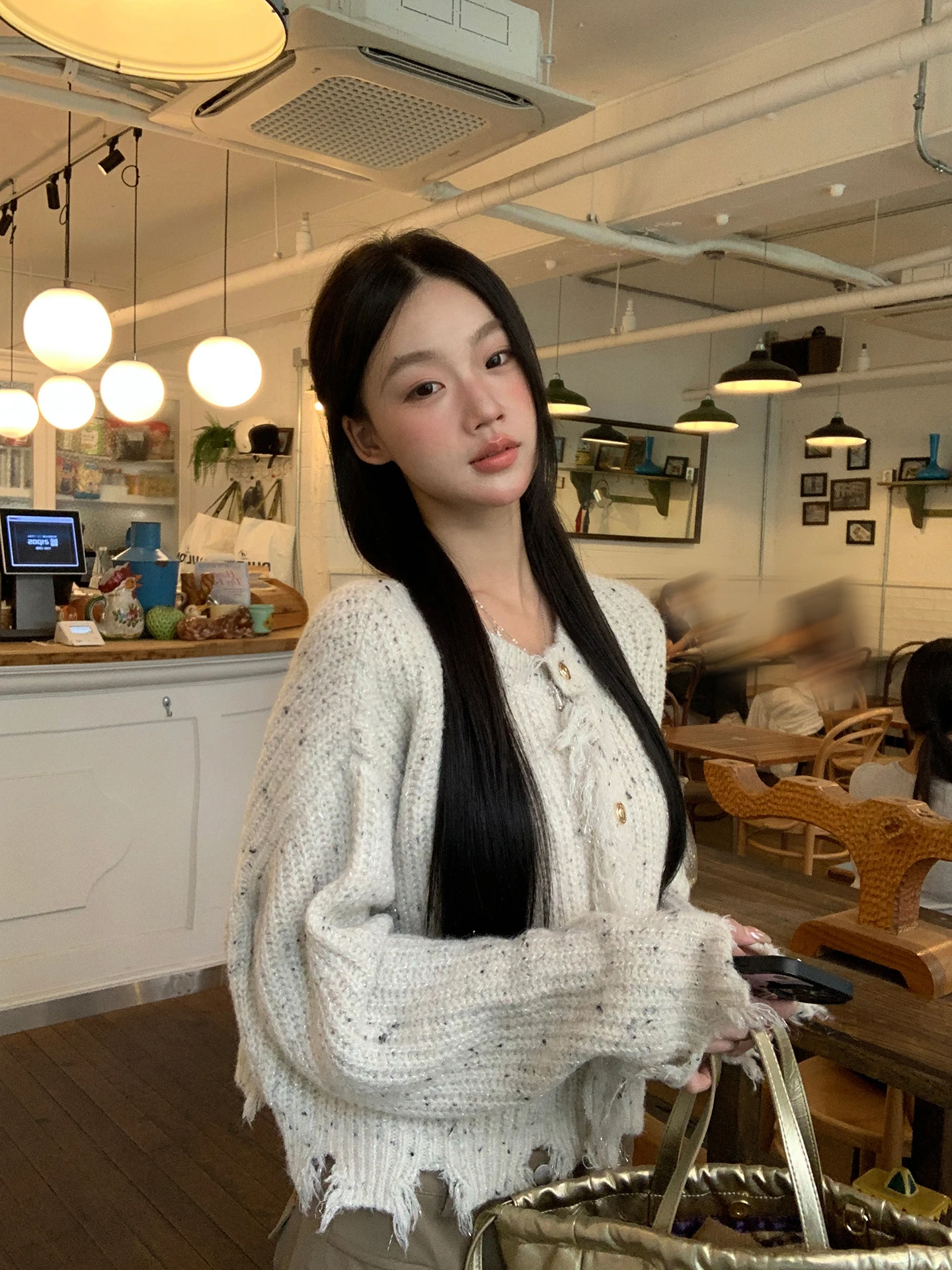 

Красный шерстяной вязаный открытый кардиган знаменитостей, женская осенняя мода, дизайн верхней одежды, уникальный свитер Sle Jaet Small Fraance...