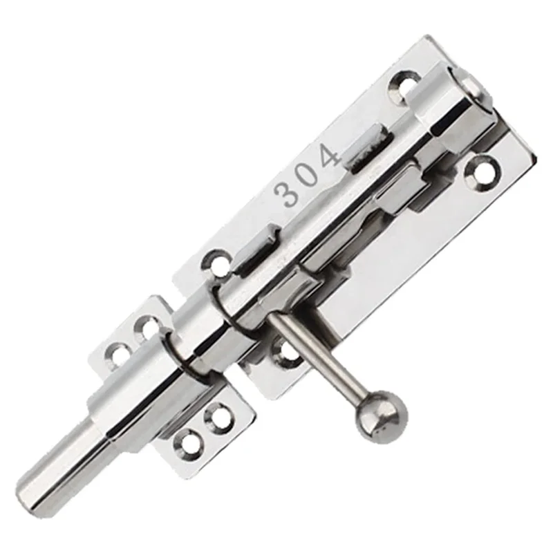 Slide Bolt Gate Latch Barrel Bolt Latch Heavy Duty Door Security Lock Thickened Door Latches Hardware 6Inch for Barn Etc