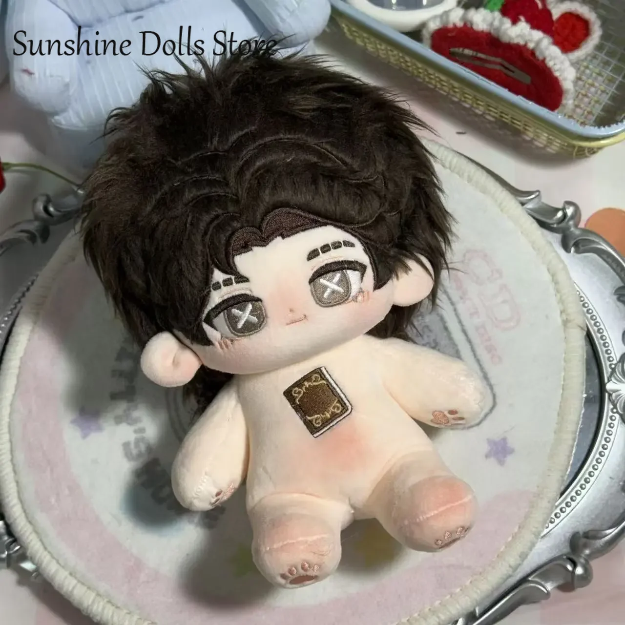 

Anime Orpheus Novelist Identity Ⅴ Cute Handsome Idol Plush Doll Stuffed Body Dress Up Clothes Plushies Figures Xmas Gift 20cm