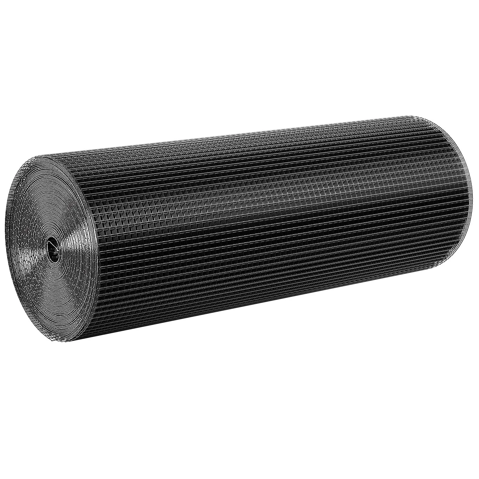Vinyl Coated Hardware Cloth 36'' X 100' for Chicken Coop, Rabbit Fence, Poultry Enclosure, 19 Gauge Galvanized Metal Wire Mesh Roll, Black Protective Layer Barrier Snake Screen Garden Protection Netting view 7