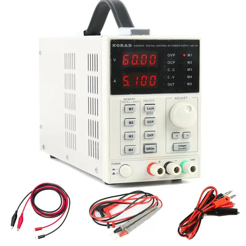 KORAD KA6003D 60V/3A Adjustable Precision Digital Programmable Laboratory Switching DC Power Supply 180W