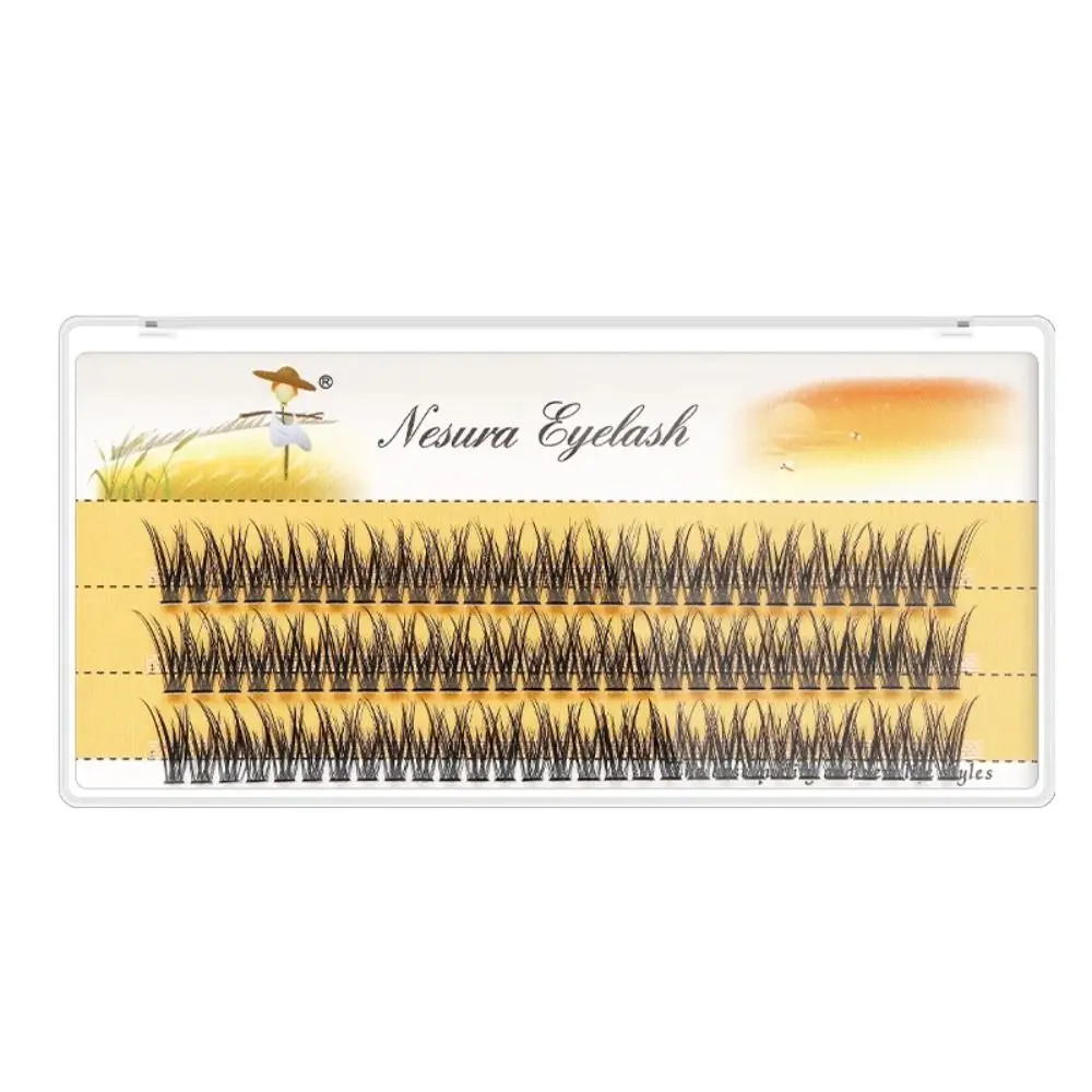 Soft Curly Grafting Eyelashes Natural Thick With Dense And False Eyelashes Fish Tail Fairy Slender Natural Lashes Women Girls