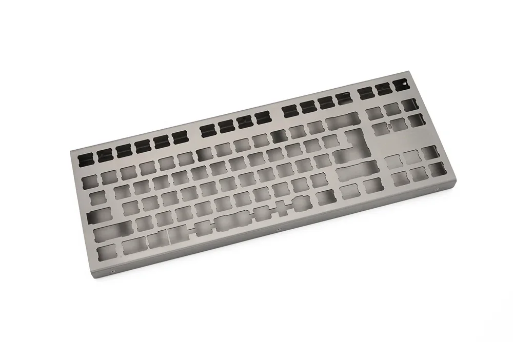 stainless steel bent case for xd87 xd87hs 80% custom keyboard enclosed case upper and lower case