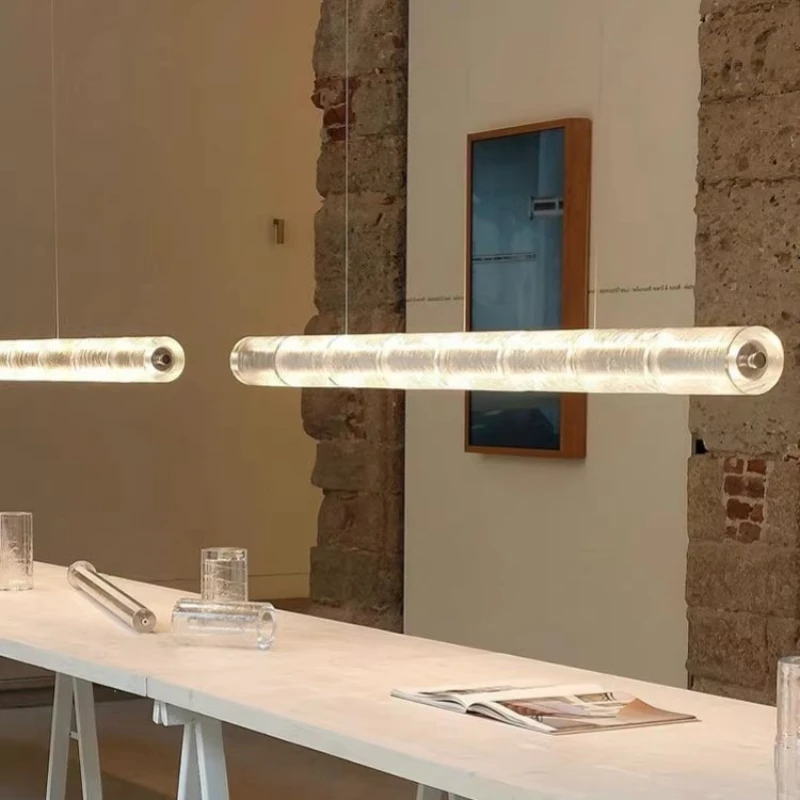 

Premium Bar Glass Strip Table Island Terrace Restaurant Chandelier