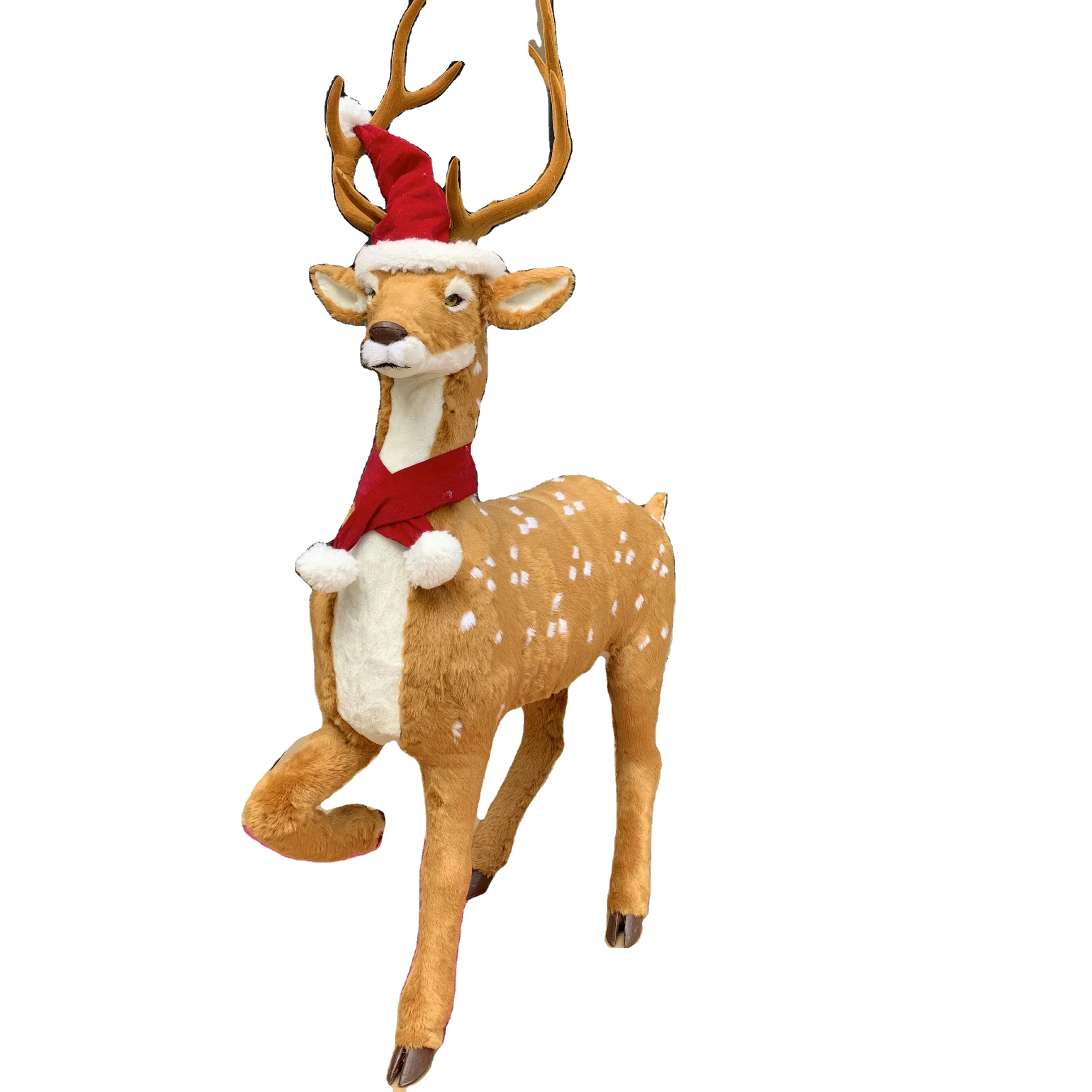 Cosas De Navidad Natale 2023 Decori Craft  Large Indoor Christmas Reindeer Decoration Supplies For Outdoor  Decorations