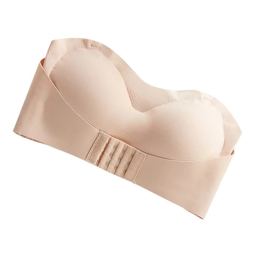 

Strapless Bra Shapewear for Women Push up One Shoulder Nylon Bras