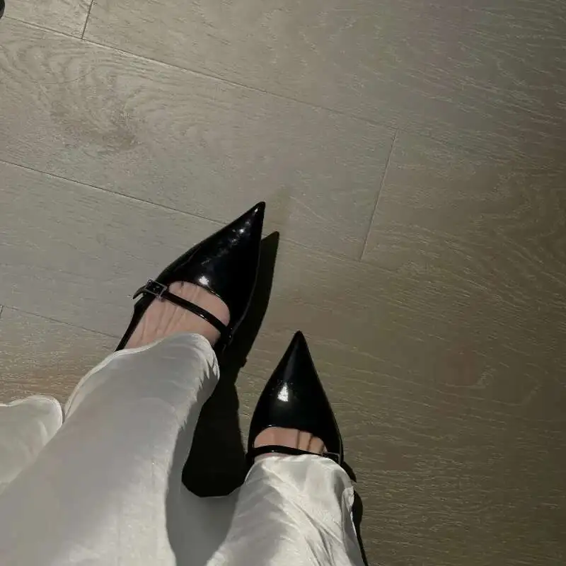 حجم 34-41 المرأة صنادل عالية الكعب الضحلة تو حزام الظهر الصنادل الصيف هريرة الكعوب أحذية الحفلات مثير #6