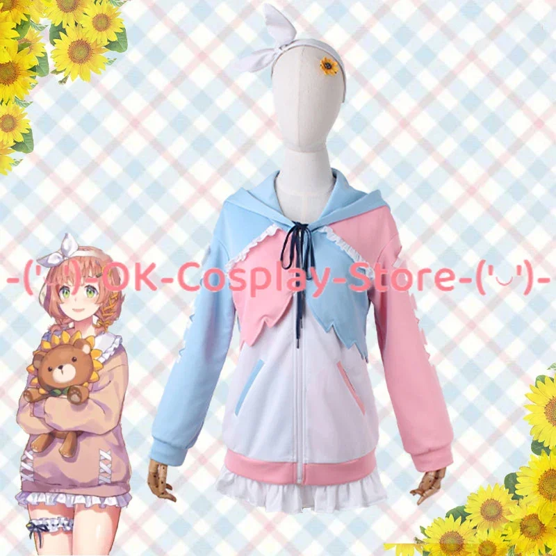 Honma Himawari Cosplay Costume para Mulheres, Vtuber Vestuário, Halloween Carnaval Uniformes, Custom Made Dress, Bonito