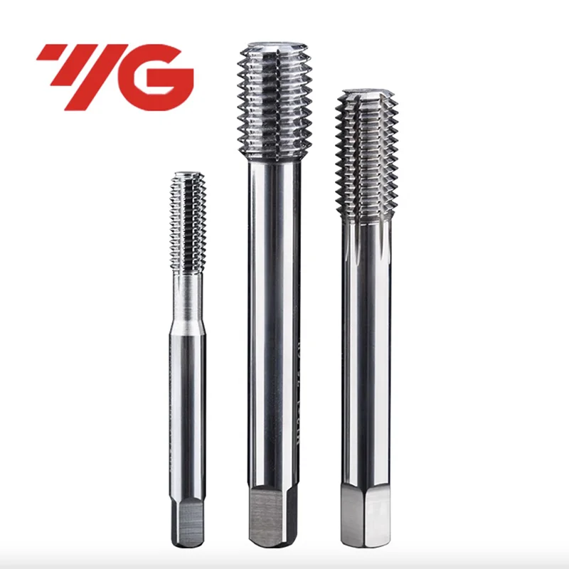 YG Tungsten Steel Metric Forming Tap Solid Carbide HRC50-65 M0.8M0.9M1M1.2M1.6M2M3M4M5M6M8M10M12M14M16 Machine TICN-Coating Taps