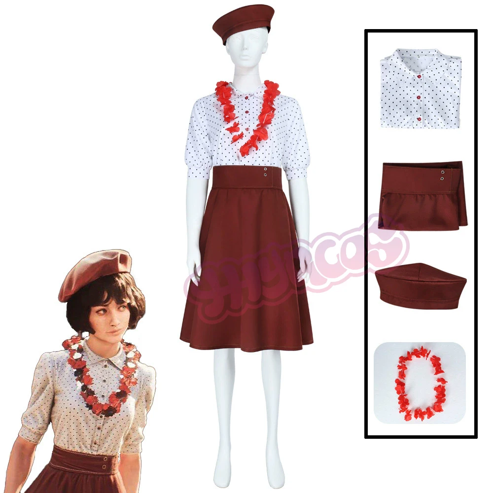 

Костюм для косплея Clair Obscur Expedition 33, Софи, шляпа, женская рубашка, юбка, костюм для отдыха, сценическая форма, одежда на Хэллоуин