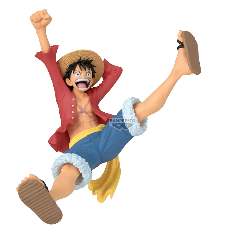 

In Stock Bandai Original Banpresto One Piece Monkey D Luffy Action Figure Model Doll Brand Anime Characters Model Collection Toy