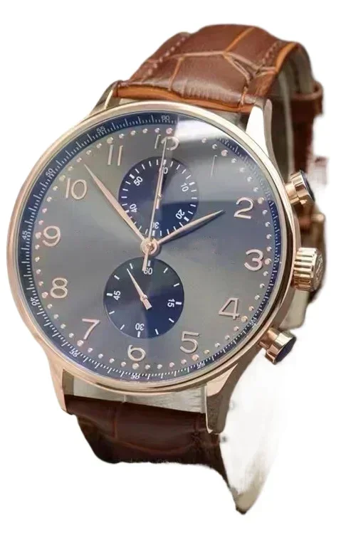 ساعة رجالية ساعات آلية أوتوماتيكية باللون الذهبي الوردي والأسود والأحمر والأزرق والياقوت المقاوم للصدأ حسب الطلب