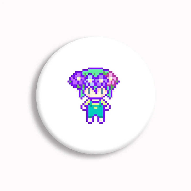 Cool e Funny Cartoon Pixel Omori Game spilla Pin Transgender Flag Sunny Kel Basil Badge Bag gioielli per studenti regalo per bambini 58mm