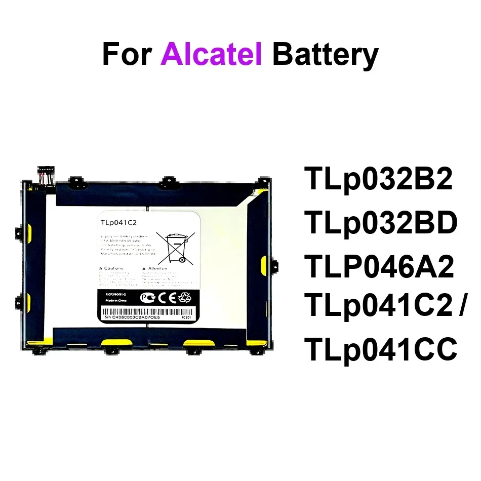 

Долговечный аккумулятор для планшета Tlp032b2 Tlp032bd TLP046A2 Tlp041c2/ Tlp041cc 3240-4600Mah для Alcatel One Pop 7 8 Onetouch 10