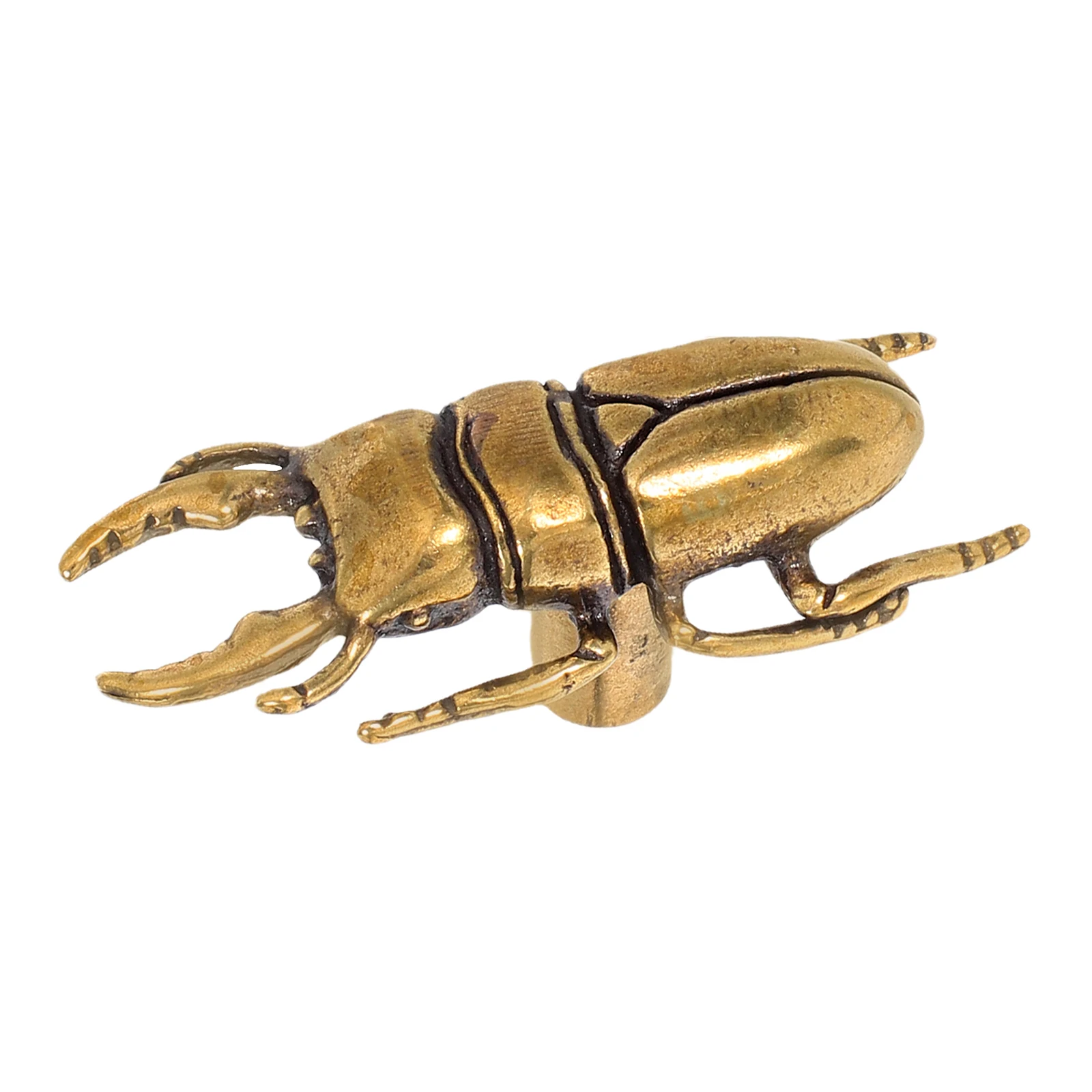 

Brass Beetle Decorative Drawer Pull Handles Insect Knobs for Dresser Closet Cupboards Kitchen Cabinet Hardware