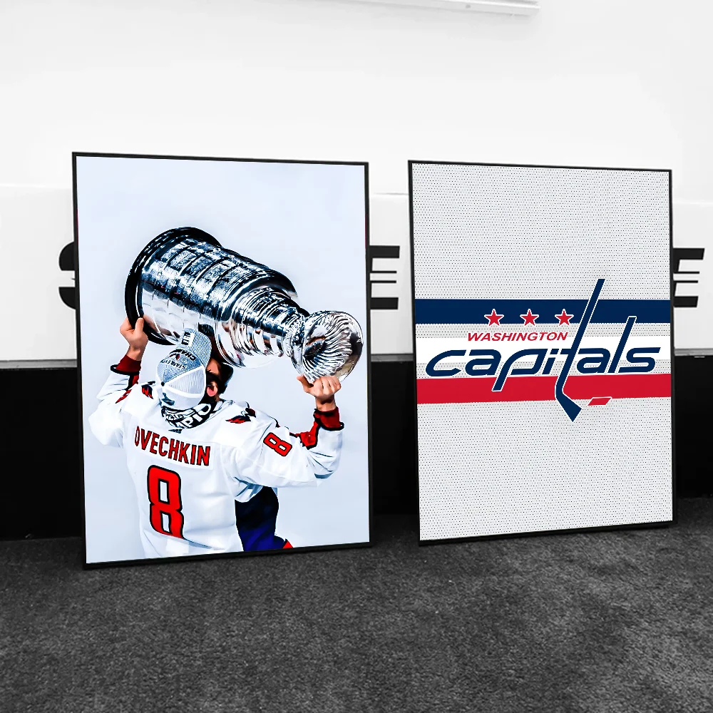 1PC Washington Capitals Poster Paper Print Home Living Room Bedroom Entrance Bar Restaurant Cafe Art Painting Decoration
