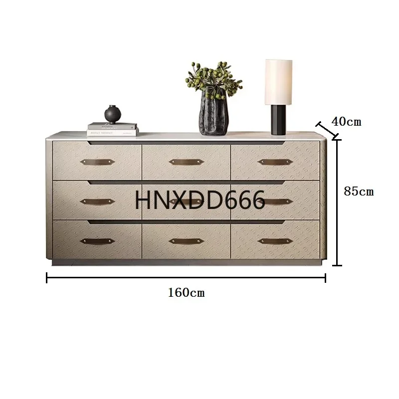 200x40x85cm luxury solid wood Storage locker modern living room 3-stage drawer cabinets muebles para hogar furniture for home