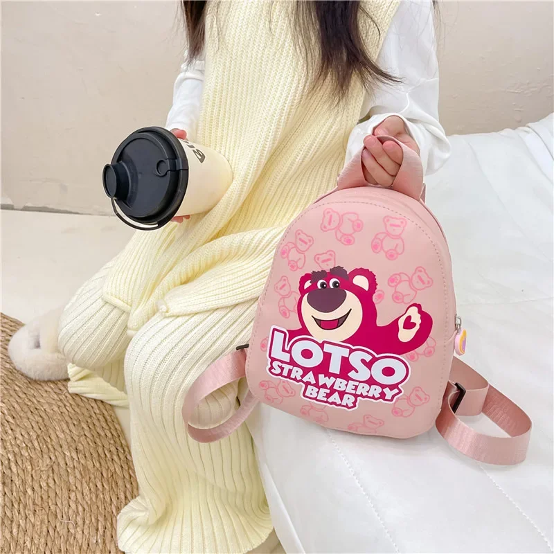 Disney Sanrio Kawaii Backpack 2024 New Minnie Cartoon Children\'s Backpack Mini School Bag Cute Shoulder Bag for Boys and Girls